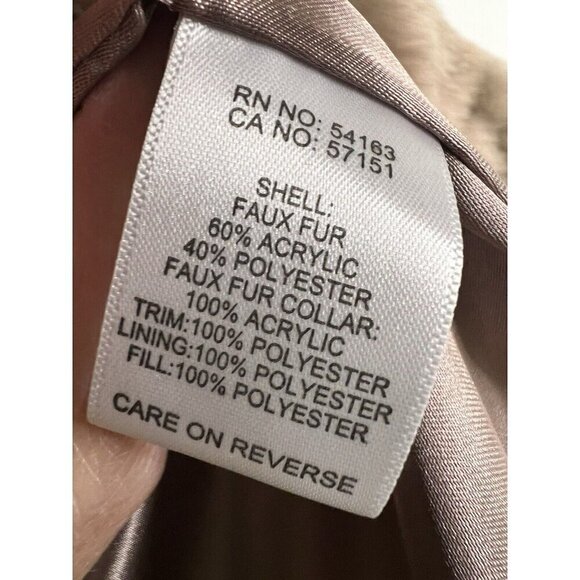 MARC NEW YORK NWT Stunning Mauve Faux Fur Sleeveless Coat Vest Size XS - Picture 6 of 10